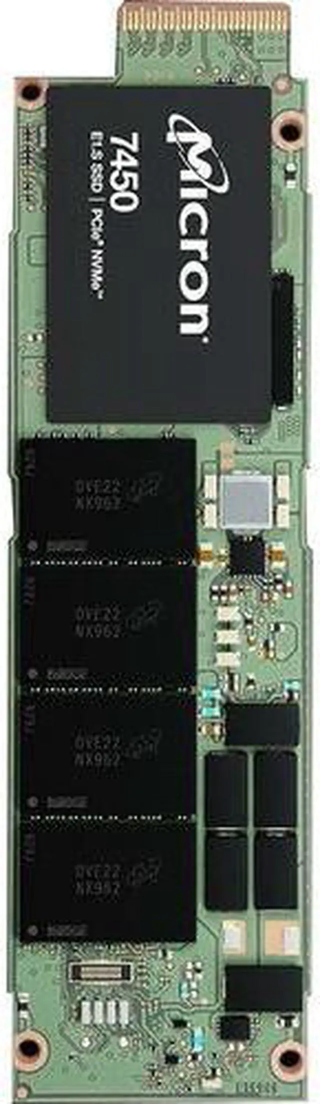 Alt view image 2 of 2 - Micron 7450 PRO 3.84 TB SSD internal PCIe 4.0 x4 Enterprise Model (MTFDKBZ3T8TFR-1BC1ZABYYR)