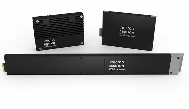 Main image of Micron 6550 ION 61.40 TB Solid State Drive - E3.S Internal - PCI Express NVMe