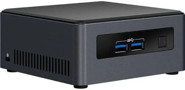 Alt view image 9 of 11 - Intel NUC (Next Unit of Computing) BLKNUC7i3DNH1E Black Mini / Booksize Barebone System