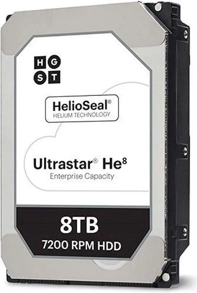 Alt view image 5 of 5 - HGST Ultrastar He8 HUH728080ALE600 (0F25739) 8TB 7200 RPM 128MB Cache SATA 6.0Gb/s 3.5" Helium Platform Enterprise Hard Disk Drives Bare Drive