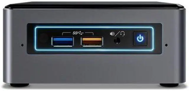 Alt view image 2 of 2 - Intel Next Unit of Computing Kit NUC7i3BNHX1 - Barebone - mini PC - 1 x Core i3 7100U / 2.4 GHz - HD Graphics 620 - GigE