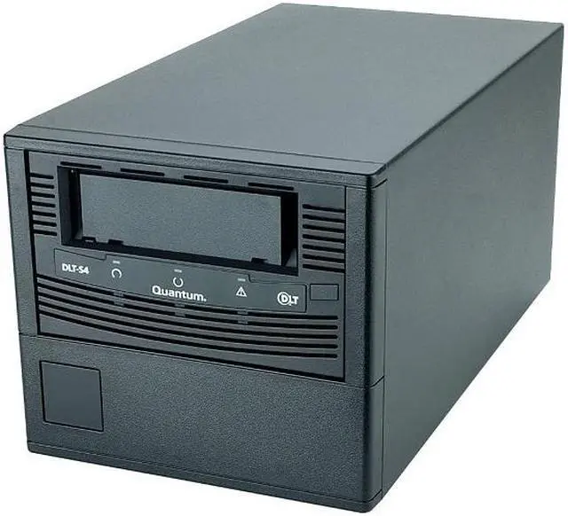 Alt view image 2 of 2 - Quantum TC-S45BT-EY Black 1.6TB Tabletop Ultra2 SCSI LVD Interface DLT-S4 Tape Drive