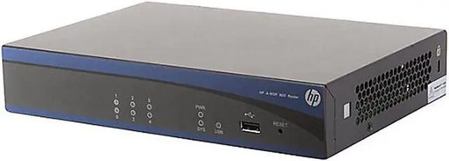 Main image of HP JF812A#ABA Multi Service Router 2 x 10/100Mbps WAN Ports 2 x 10/100Mbps LAN Ports