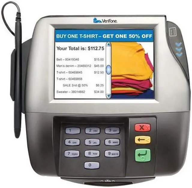 Alt view image 3 of 3 - VeriFone M094-509-01-R MX 880 PCI PED 2.X MX 880 SC TCH ETH SIG