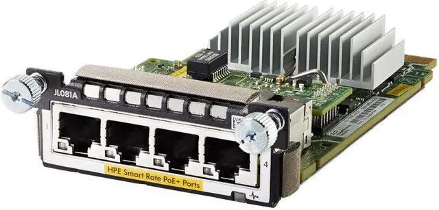 Alt view image 2 of 3 - Hewlett-Packard JL081A Aruba 3810M 2930M 4SmrtRte PoE