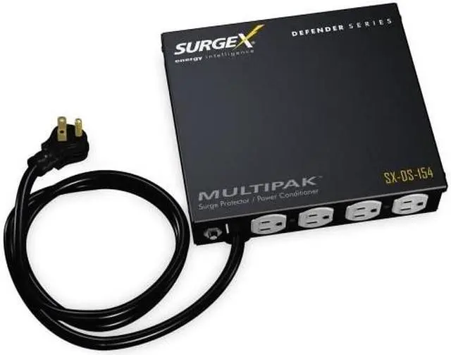 Alt view image 2 of 2 - SurgeX SX-DS-154 4 Outlets Surge Suppressor