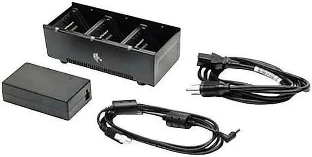 Alt view image 2 of 2 - Zebra SAC-MPP-3BCHGUS1-01 3-Slot Battery Charger with Power
Supply and Line Cord (US)