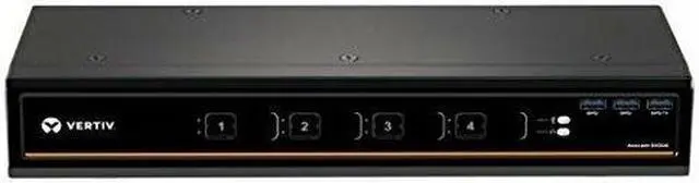 Alt view image 2 of 2 - Avocent SV340-001 4-port desktop KVM, dual head DVI-I (dual-link), front panel USB 3.0, audio