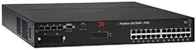 Alt view image 2 of 2 - Brocade FastIron FGS624P Layer 3 Switch