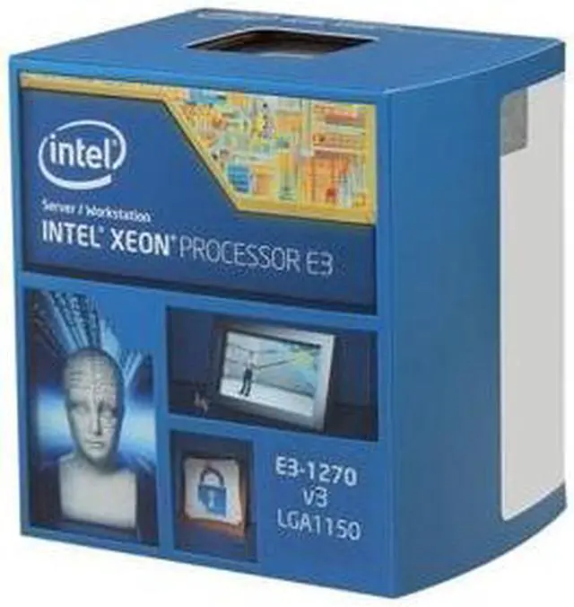 Alt view image 2 of 2 - Intel Xeon E3-1270V3 Haswell 3.5 GHz 8MB L3 Cache LGA 1150 80W BX80646E31270V3 Server Processor