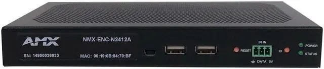 Main image of AMX FGN2412A-SA N2400 720x480P JPEG 2000 4K60 4:4:4 Video Over IP Encoder with KVM