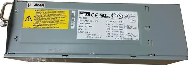 Main image of AcBel API-8530 430-Watts H90 Hot-Swappable Power Supply Unit