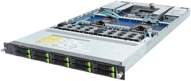 Main image of GIGABYTE R183-S94-AAC1 Rack Server - 5th/4th Gen Intel® Xeon® Scalable - 1U DP 10-Bay Gen4 NVMe/SATA/SAS