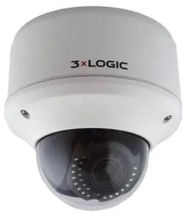 Main image of 3xLogic VX-3M-OD2-RIAWD 2.8-12mm 3MP Wired Outdoor Dome Camera (NOB)