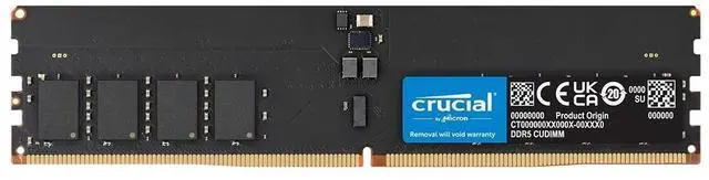 Main image of Crucial CT16G64C52CU5 16GB 6400MT/s DDR5 SDRAM Memory Module