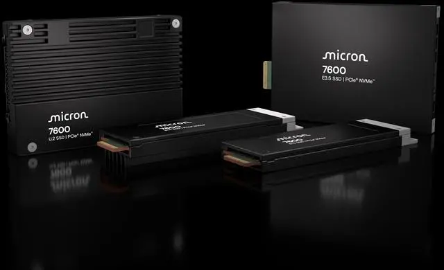 Main image of Micron MTFDLAL7T6THG-1BP1DFCYYR 7600 Pro 7.68TB NVMe U.2 Enterprise Solid State Drive