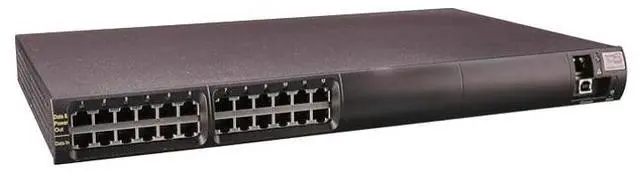 Main image of Microsemi PD-9012G/ACDC/M PowerDsine 12-Port High-Power PoE Injector Hub (NOB)