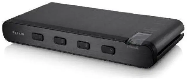 Main image of Belkin F1DN104B 4-Port 2560x1600 Advanced Secure DVI-I KVM Switch (NOB)