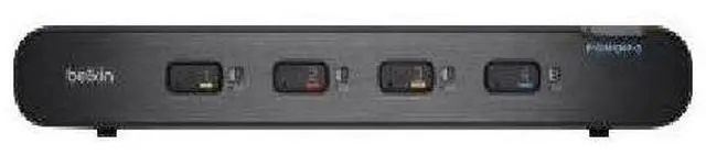 Main image of Belkin F1DN104C OmniView Advanced Secure DVI-I 4-Port USB Desktop KVM Switch (NOB)