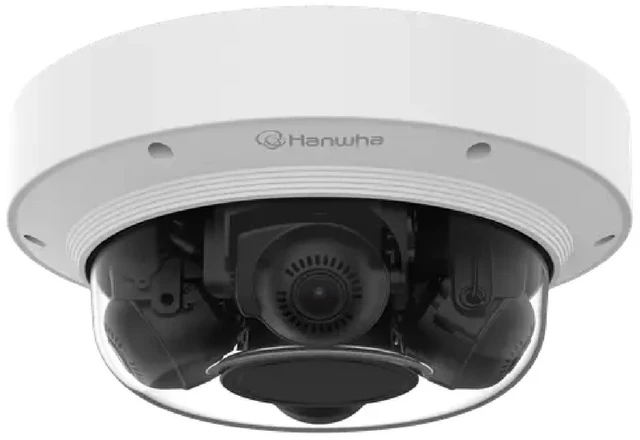 Main image of Hanwha Vision P-Series PNM-C12083RVD 12MP (6MP × 2) Outdoor Dome Camera (NOB)