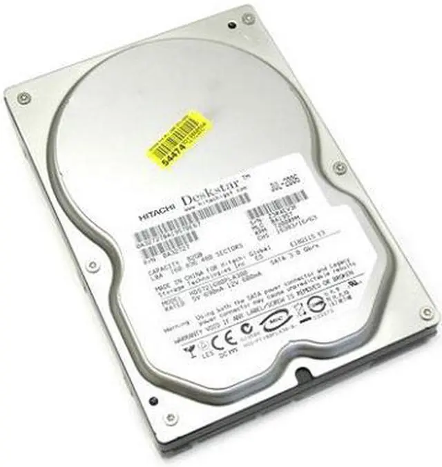 Main image of HGST Deskstar 7K160 HDS721612PLA380 120 GB 3.5" Internal Hard Drive - SATA