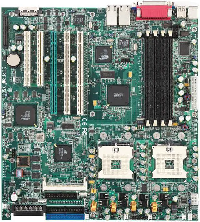 Main image of Supermicro X5DE8-GG Server Motherboard - Broadcom Chipset - Socket PGA-604