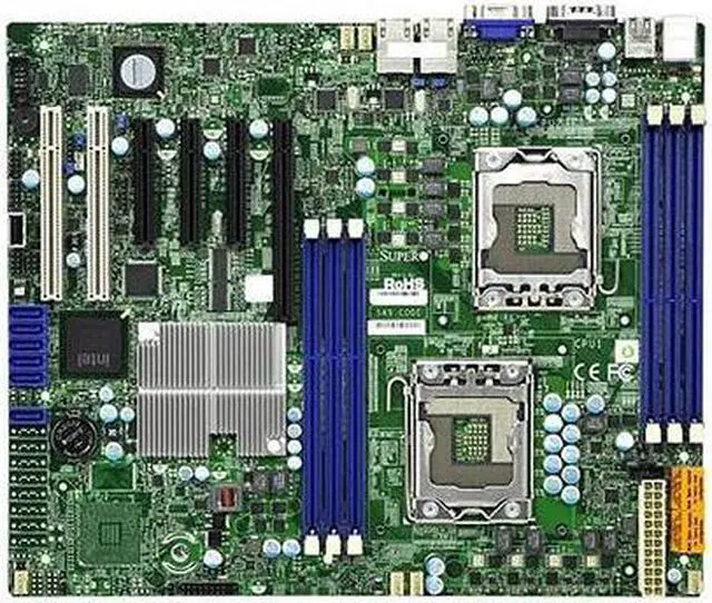 Alt view image 2 of 3 - Supermicro X5DLR-8G2 X5DLR-8G2 Server Motherboard - Broadcom Chipset - Socket PGA-604