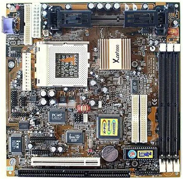 Alt view image 2 of 2 - MB, (56-m18), slot 1 and pga 370, at and atx