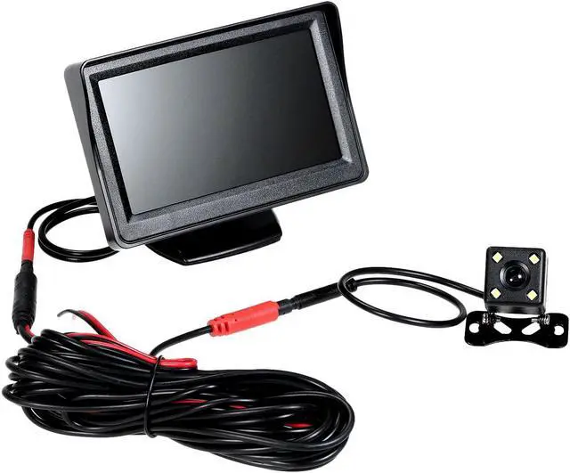 Main image of 4.3'' TFT LCD Monitor Car Vehicle Backup Camera Parking System Rear View Security Monitor & Waterproof Night Vision