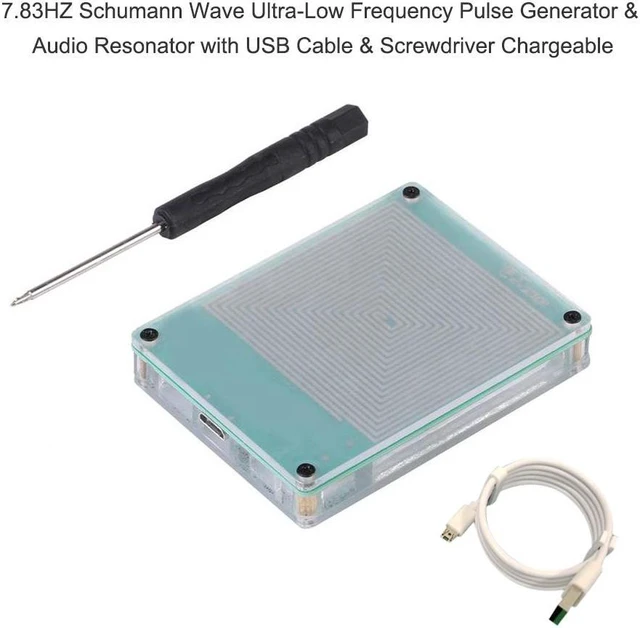 Alt view image 5 of 7 - Schumann Resonance Wave Pulse Generator with USB Cable & Screwdriver Chargeable 7.83HZ Schumann Wave Ultra-Low