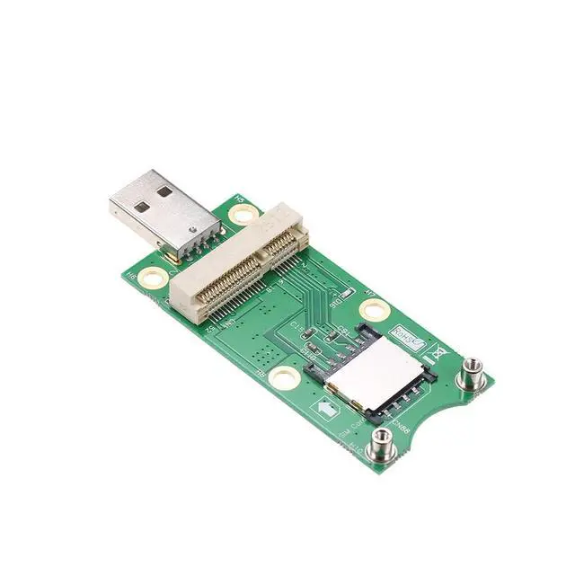 Alt view image 7 of 7 - Mini PCI-E to USB with SIM Card WWAN Adapter Card 3G/4G Module
