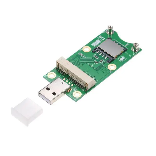Alt view image 6 of 7 - Mini PCI-E to USB with SIM Card WWAN Adapter Card 3G/4G Module