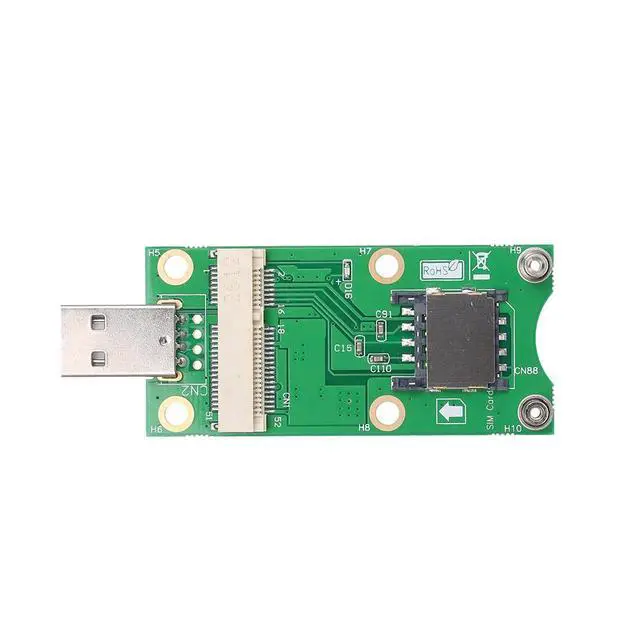 Alt view image 4 of 7 - Mini PCI-E to USB with SIM Card WWAN Adapter Card 3G/4G Module