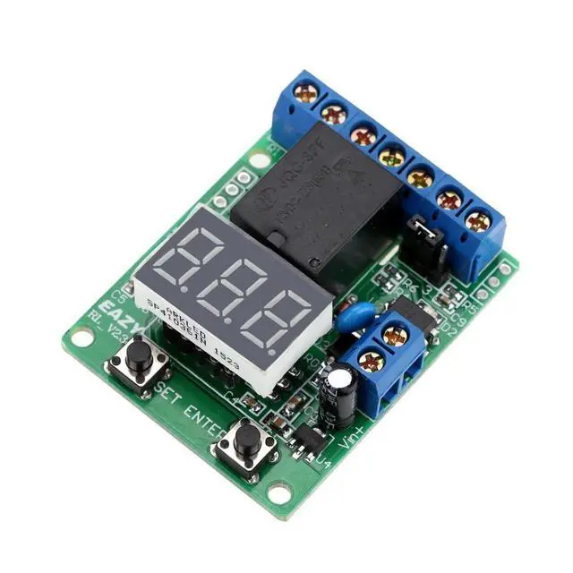 Alt view image 3 of 7 - Ts1.2 Time Relay Controller Relay Module Relay-operated Controller Time Relay Module DC12V 0.1~999 Timing Range