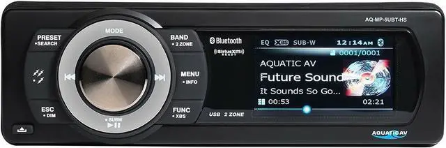 Alt view image 14 of 16 - Aquatic Av AQ-MP-5UBT-HS Digital Media Receiver w/Dock