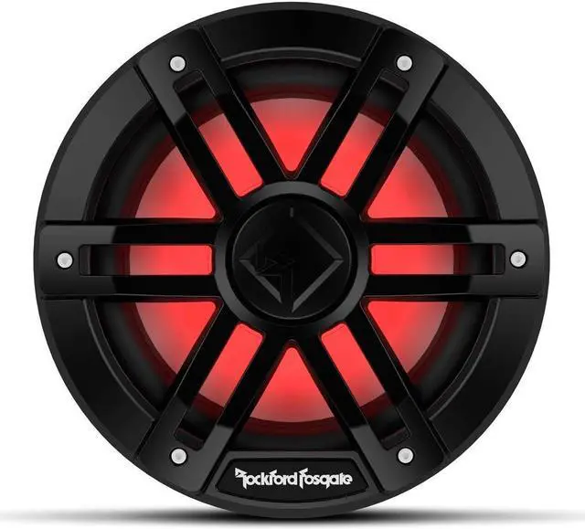Main image of Rockford Fosgate M1D4-8B Color Optix 8'' DVC 4-Ohm Marine Subwoofer - Black