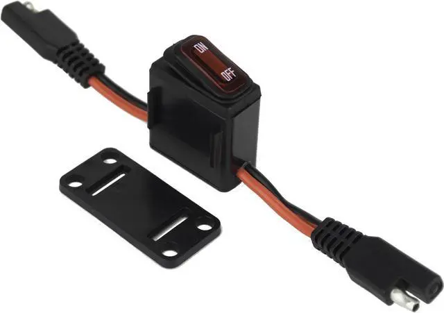 Main image of Bazooka PR-ILS16 16-Amp SAE In-Line Rocker Switch for ATV/UTV/Boat/Golf Cart Soundbars