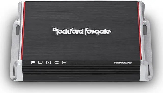 Alt view image 8 of 17 - Rockford Fosgate Punch 400 Watt Full-Range 4-Channel Amplifier PBR400X4D