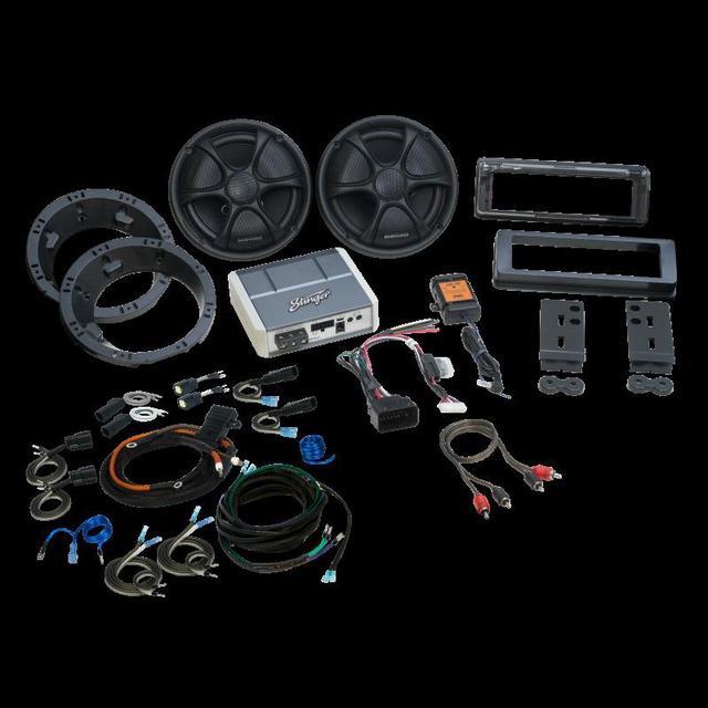 Stinger SVTHD9813KIT Plug & Play Speaker/Amp Kit for Harley