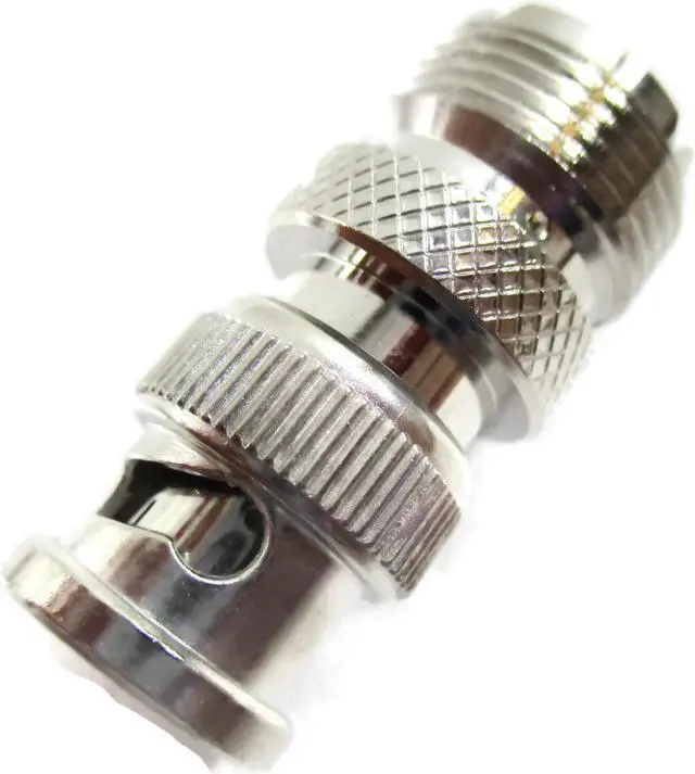 Main image of Workman 40-2610 BNC Male to UHF Jack SO239 CB Radio Scanner Antenna Adapter