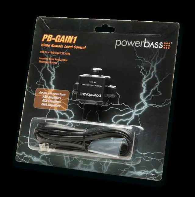 Alt view image 6 of 6 - Powerbass Optional Remote Bass Knob PBGAIN1