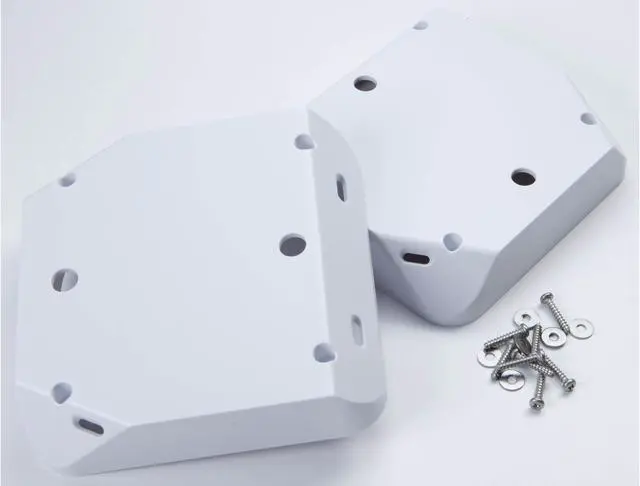Alt view image 2 of 7 - FUSION SM-X65SP2W SM Series Three Surface Corner Spacer - White
