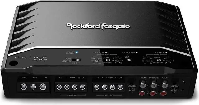 Alt view image 6 of 8 - Rockford Fosgate R2-300X4 Prime Series 4-channel car amplifier - 50W RMS x 4