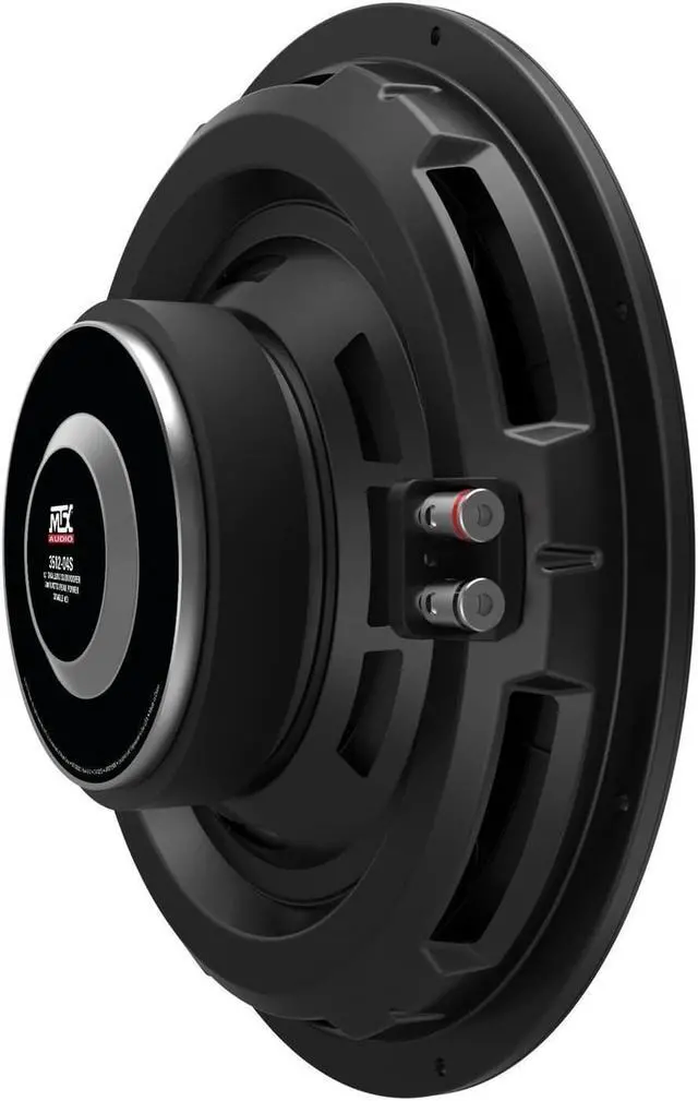 Alt view image 4 of 10 - MTX 3512-04S 12" 600 Watt Shallow Mount Car Audio Subwoofer Slim Sub SVC 4-ohm