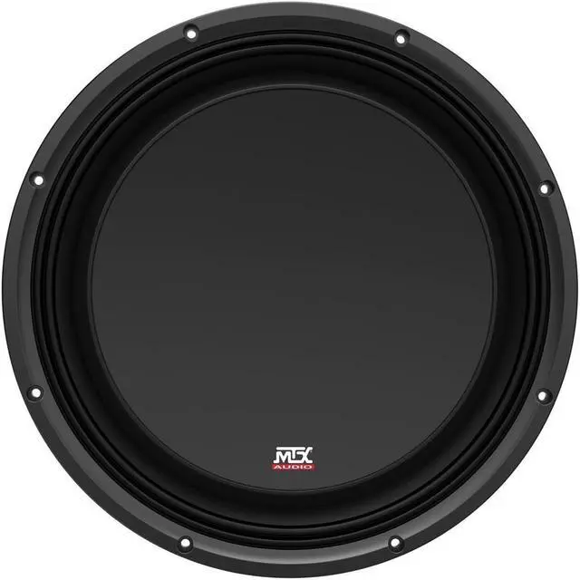 Alt view image 5 of 10 - MTX 3512-04S 12" 600 Watt Shallow Mount Car Audio Subwoofer Slim Sub SVC 4-ohm