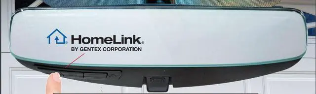 Main image of Gentex 50-GENK4ABAT Replacement Battery Operated Frameless Rearview Mirror w/Homelink 5 for Any Vehicle