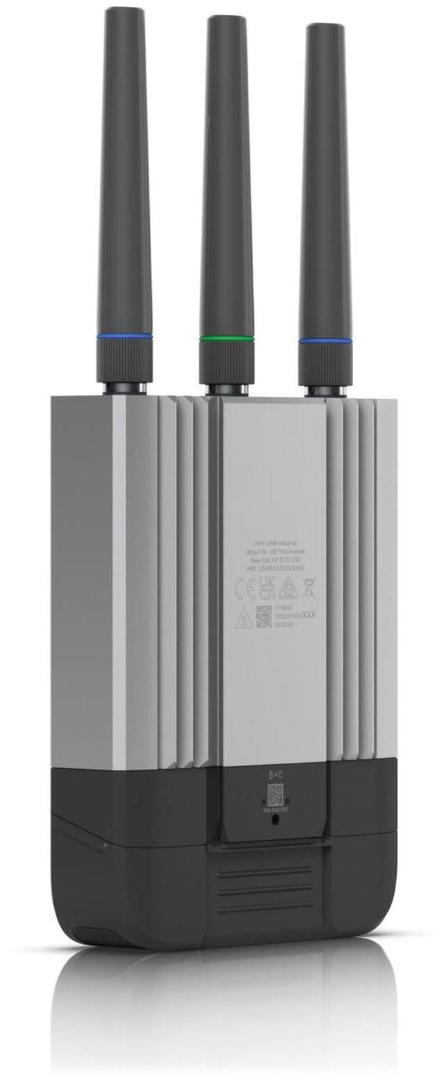 Alt view image 4 of 7 - Ubiquiti Mobile Router Industrial Wi-Fi 4 IEEE 802.11b/g/n Ethernet, Cellular Modem/Wireless Router - LTE - 4x External Antenna - 1x Network Port - 1x Broadband Port   UMR-Industrial-US