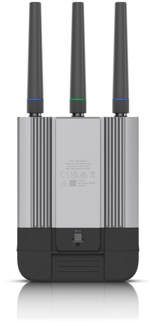 Alt view image 2 of 7 - Ubiquiti Mobile Router Industrial Wi-Fi 4 IEEE 802.11b/g/n Ethernet, Cellular Modem/Wireless Router - LTE - 4x External Antenna - 1x Network Port - 1x Broadband Port   UMR-Industrial-US