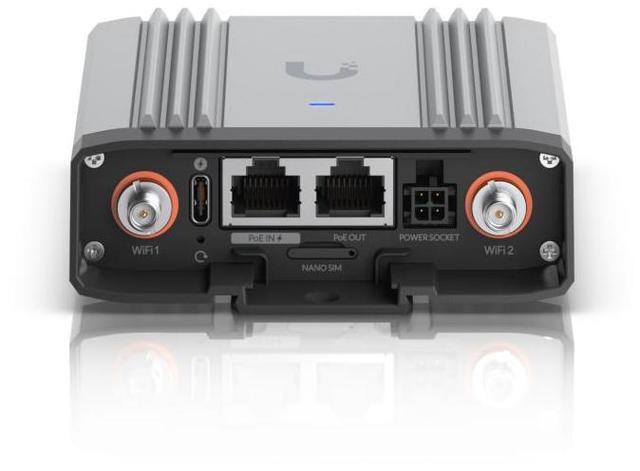 Alt view image 7 of 7 - Ubiquiti Mobile Router Industrial Wi-Fi 4 IEEE 802.11b/g/n Ethernet, Cellular Modem/Wireless Router - LTE - 4x External Antenna - 1x Network Port - 1x Broadband Port   UMR-Industrial-US