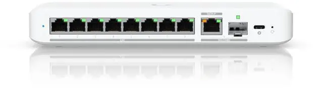 Alt view image 2 of 5 - Ubiquiti Flex 2.5G, 8-port Switch (USW-Flex-2.5G-8)